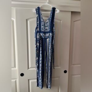 Free People gauzy jumpsuit